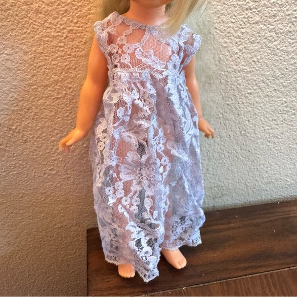 Other - vintage ideal 15” chrissy or velvet doll clothes Lace Dress